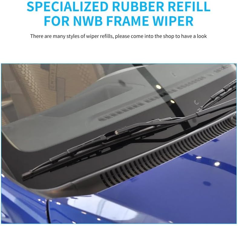 DYNOELS Wiper Blade Refill, 24''+20'' Fit for Kia Soul 2020-2023 Original Equipment Replacement Windshield Wipers 4 Pcs - Image 2